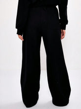 MUSERA Wide Leg Logo Embroidered Sweatpants